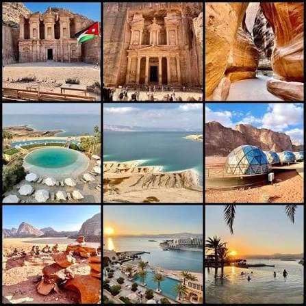 Canyons, Desert and Coast travel scene 1